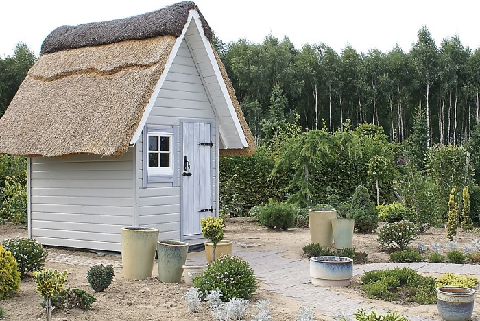 Záhradné domčeky je možné využívať celoročne