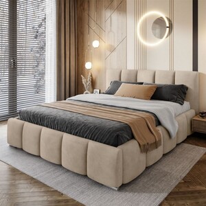 Čalúnené postele sú mimoriadne estetickým usom nábytku, a to aj vďaka ich elegantnému a nadčasovému dizajnu.